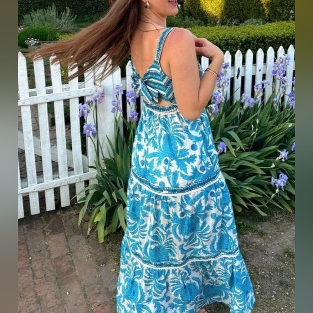 Joie Tiered Floral Maxi Dress